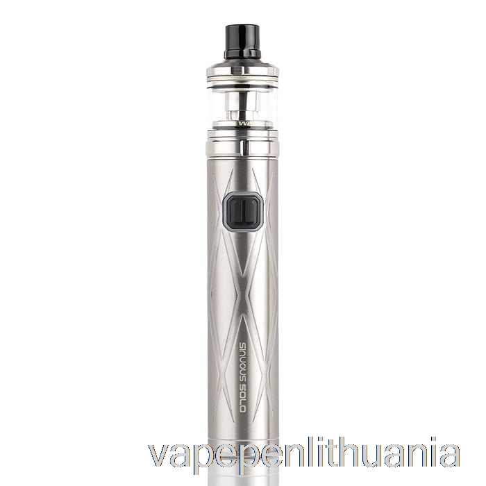 Wismec Sinuous Solo 40w Starterio Rinkinys Nerūdijančio Plieno Vape Skystis